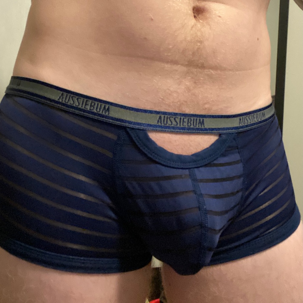 Aussiebum Striped See Through Mini Trunk - Medium